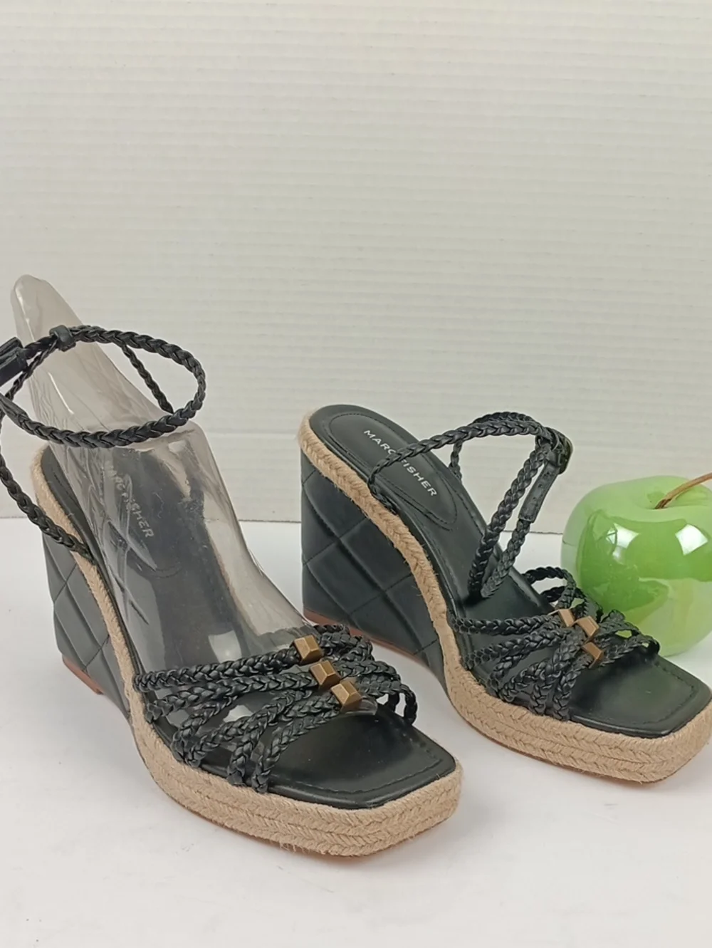 Marc Fisher braided leather